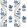 Ribbon Floral Wallpaper by Thibaut Blue and White