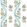 Ribbon Floral Wallpaper by Thibaut Seaglass and Gold