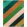 Sherbet Stripe Rug by Harlequin Emerald/Amber