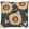 Soleils Cushion 50 x 50cm by Christian Lacroix Osier
