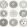 Soli Wallpaper by Cole & Son Black & White
