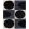 Spot Square Rug by Orla Kiely Blue/Navy