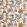 Tudeley Fabric by Nina Campbell Coral/Ultamarine/Green