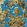 V&A Romano Fabric by Arley House Azure Blue