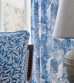 Acanthus Fabric by Morris & Co Woad