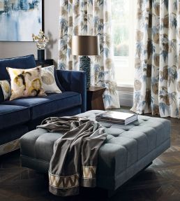 Acer Fabric by Zoffany Indigo/Ink