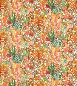 Acropora Outdoor Fabric by Harlequin Brazilian Rosewood/Nectar/Tree Canopy