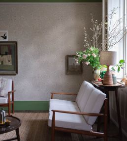 Adelaide Wallpaper by Farrow & Ball Joa's White / Setting Plaster