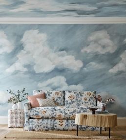 Air Mural by Harlequin Sky Blue