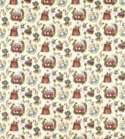 Alice in Wonderland Fabric by Sanderson Hundreds & Thousands