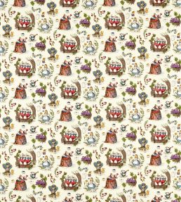 Alice in Wonderland Fabric by Sanderson Hundreds & Thousands