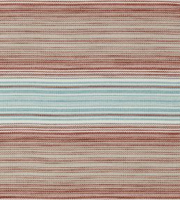 Amaris Fabric by Harlequin Rust/Aqua