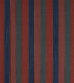 Anatolian Stripe Fabric by Zoffany Madder/Indigo