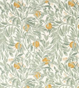 Ancient Apple Orchard Fabric by Sanderson Golden Knot & Sage