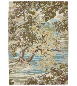 Sanderson Ancient Canopy rug Fawn/Olive Green 146701140200 Fawn/Olive Green