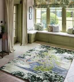 Sanderson Ancient Canopy rug Forest Green 146708140200 Forest Green