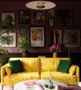 Arcadia Fabric by Woodchip & Magnolia Midnight