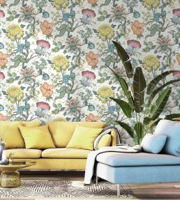 Arcadia Wallpaper by Woodchip & Magnolia Sherbet