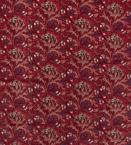 Artichoke Velvet Fabric by Morris & Co Barbed Berry