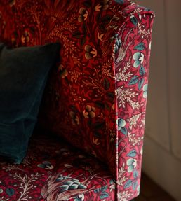 Artichoke Velvet Fabric by Morris & Co Barbed Berry