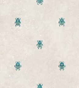 Audrey Wallpaper by Sandberg Blue