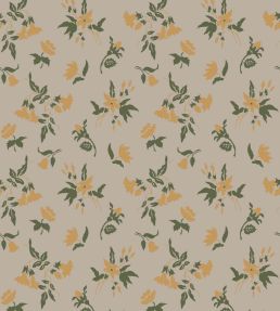 Auguste Wallpaper by Farrow & Ball Bancha / India Yellow
