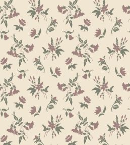 Auguste Wallpaper by Farrow & Ball White Tie / Treron