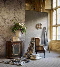 Avalonis Fabric by Zoffany Black Gold