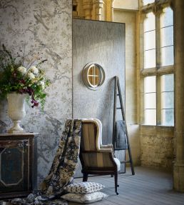 Avalonis Fabric by Zoffany Black Gold