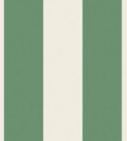 Awning Stripe Fabric by Woodchip & Magnolia Green/Magnolia