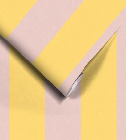 Awning Stripe Wallpaper by Woodchip & Magnolia Lemon Sherbet
