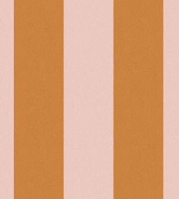 Awning Stripe Wallpaper by Woodchip & Magnolia Pink Cloud/Gorse