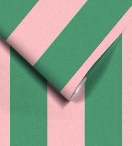 Awning Stripe Wallpaper by Woodchip & Magnolia Watermelon
