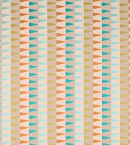 Azul Fabric by Harlequin Emerald / Tangerine / Lime
