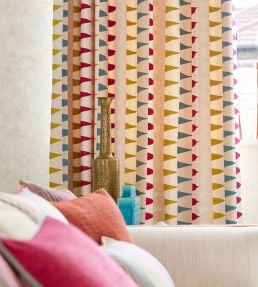 Azul Fabric by Harlequin Emerald / Tangerine / Lime