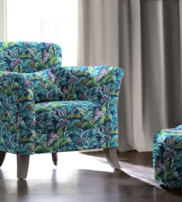Baby Highgrove Fabric by Arley House Sapphire