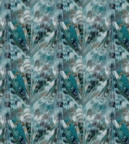 Baby Rutland Fabric by Arley House Teal