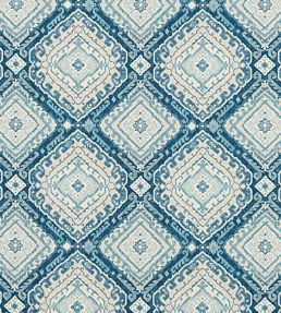 Rozel Fabric by Baker Lifestyle Indigo