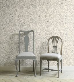 Kamala Wallpaper by Baker Lifestyle Silver