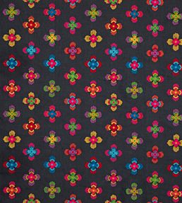 Midnight Garden Fabric by Baker Lifestyle Indigo