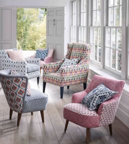 Marida Fabric by Baker Lifestyle Indgio