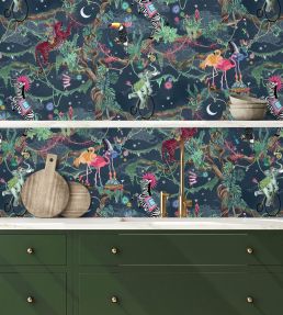 Balancing Act Wallpaper by Brand McKenzie Nightfall