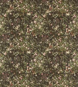 Bambi Fabric by Sanderson Chocolate