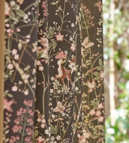 Bambi Fabric by Sanderson Chocolate