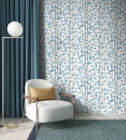 Bamboozle Wallpaper by Woodchip & Magnolia Cornflower