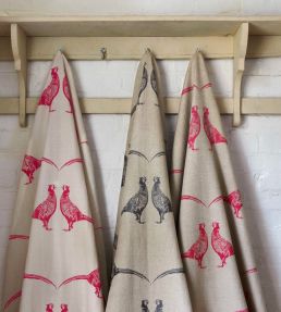 Pheasant Fabric by Barneby Gates Camo Green