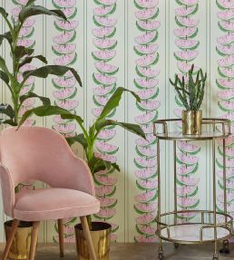 Watermelon Wallpaper by Barneby Gates Pink Green