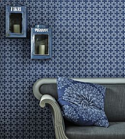 Anchor Tile Wallpaper by Barneby Gates Marine