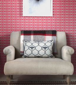 Arcade Wallpaper by Barneby Gates Raspberry