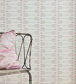 Arrows Wallpaper by Barneby Gates Blush
